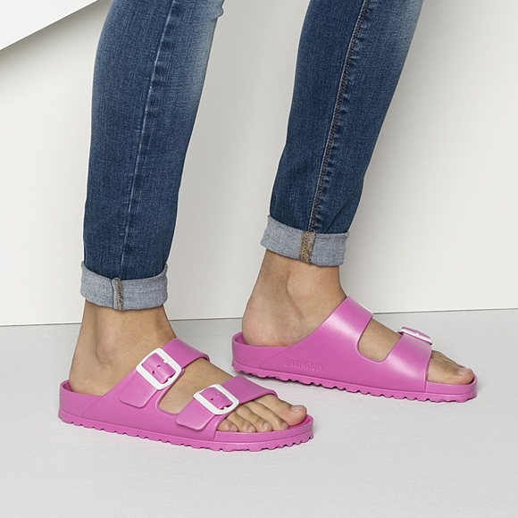 birkenstock eva neon pink